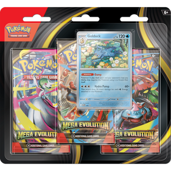 Pokemon TCG: Mega Evolution - 3 Pack Blister - Golduck