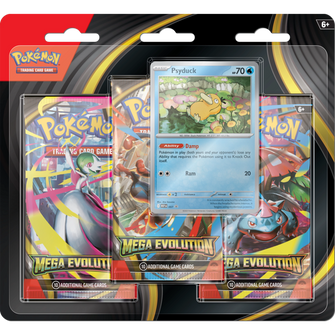 Pokemon TCG: Mega Evolution - 3 Pack Blister - Psyduck